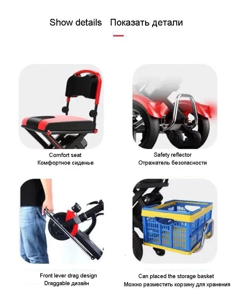 48V 600W Senior Electric Scooter