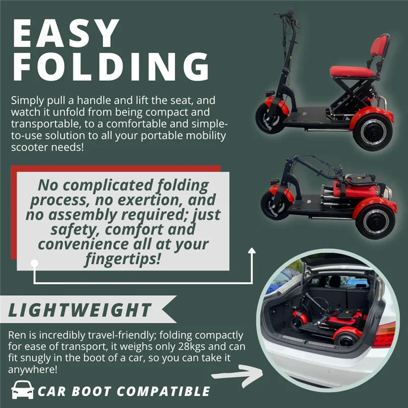 48V 600W Senior Electric Scooter