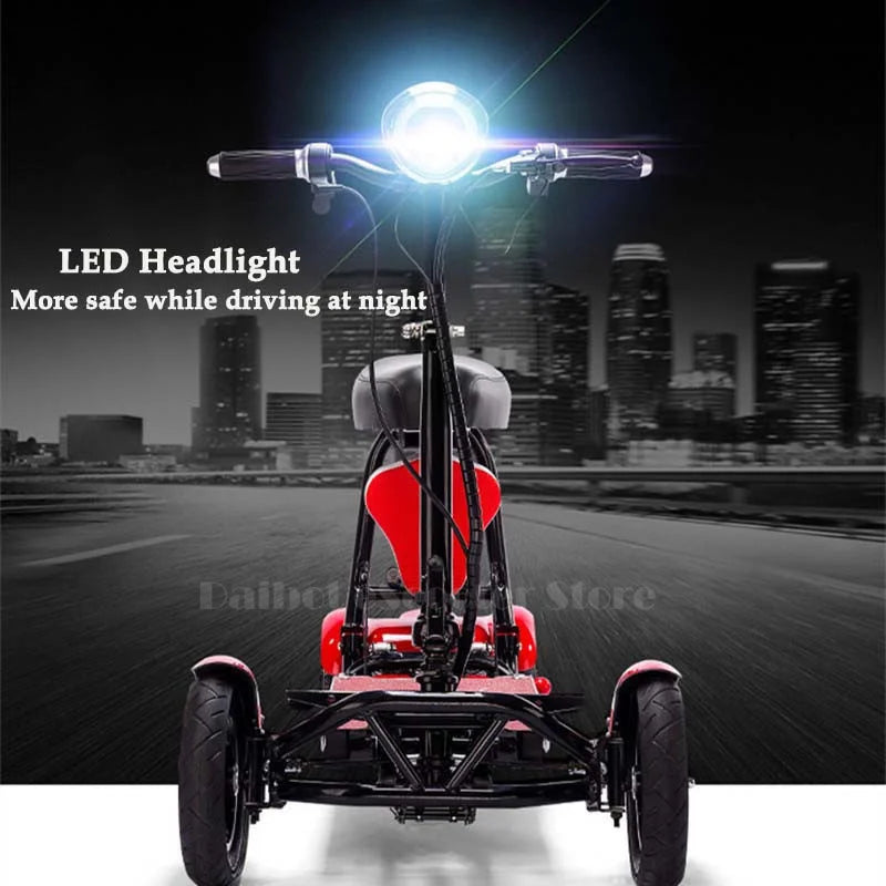 4 Wheels 250W Dual Motor Electric Scooter