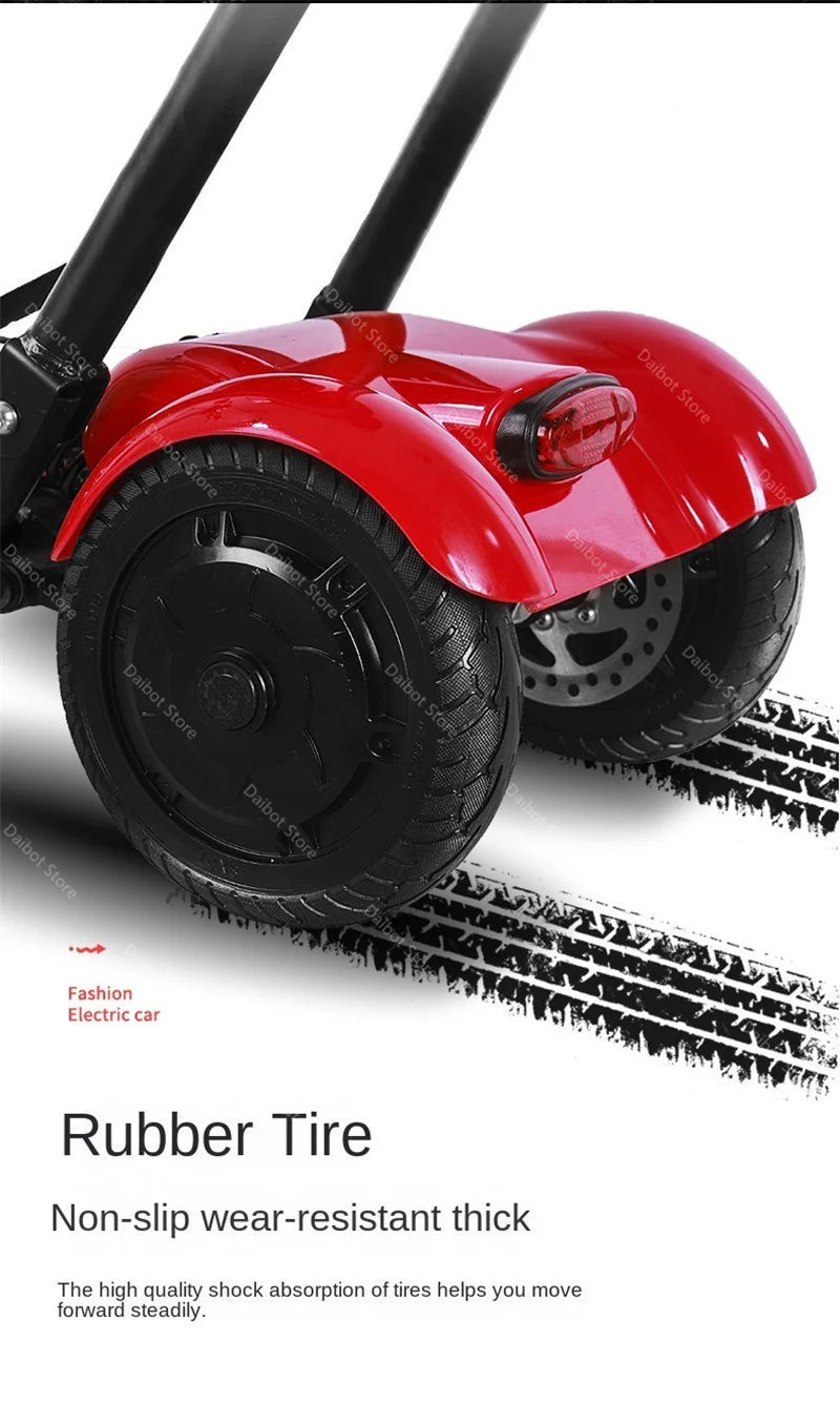 4 Wheels 250W Dual Motor Electric Scooter