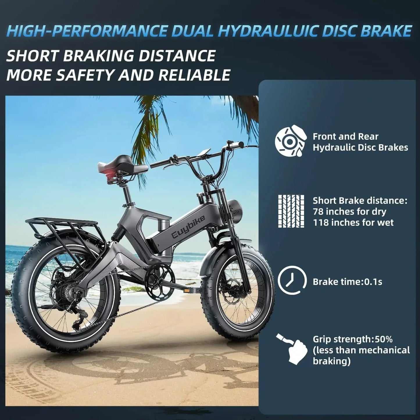 48v 1000w Fat Tire Electric Bike