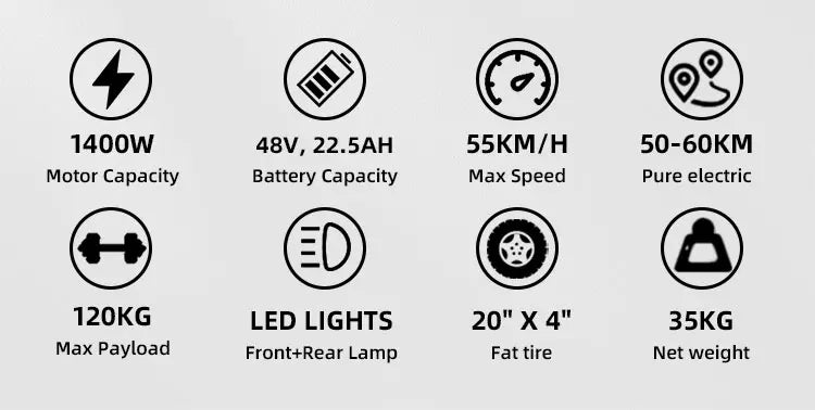 Fat Tire Electric Bike 48V