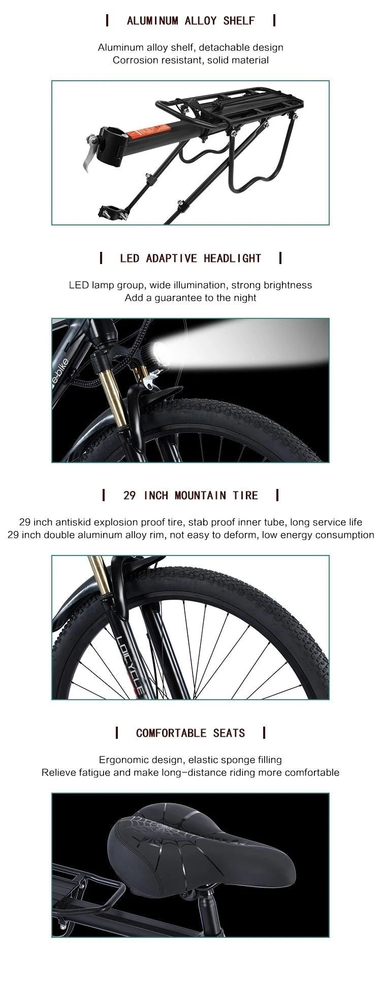 Electric Mountain Bike 1000W