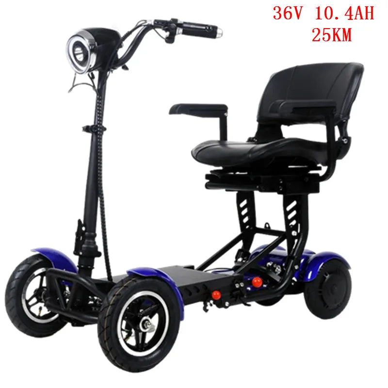 4 Wheels 250W Dual Motor Electric Scooter