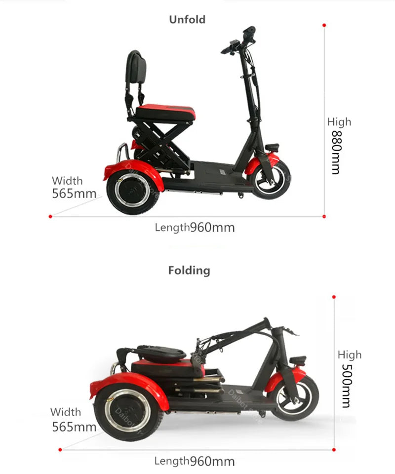 300W 36V Electric Scooter Foldable