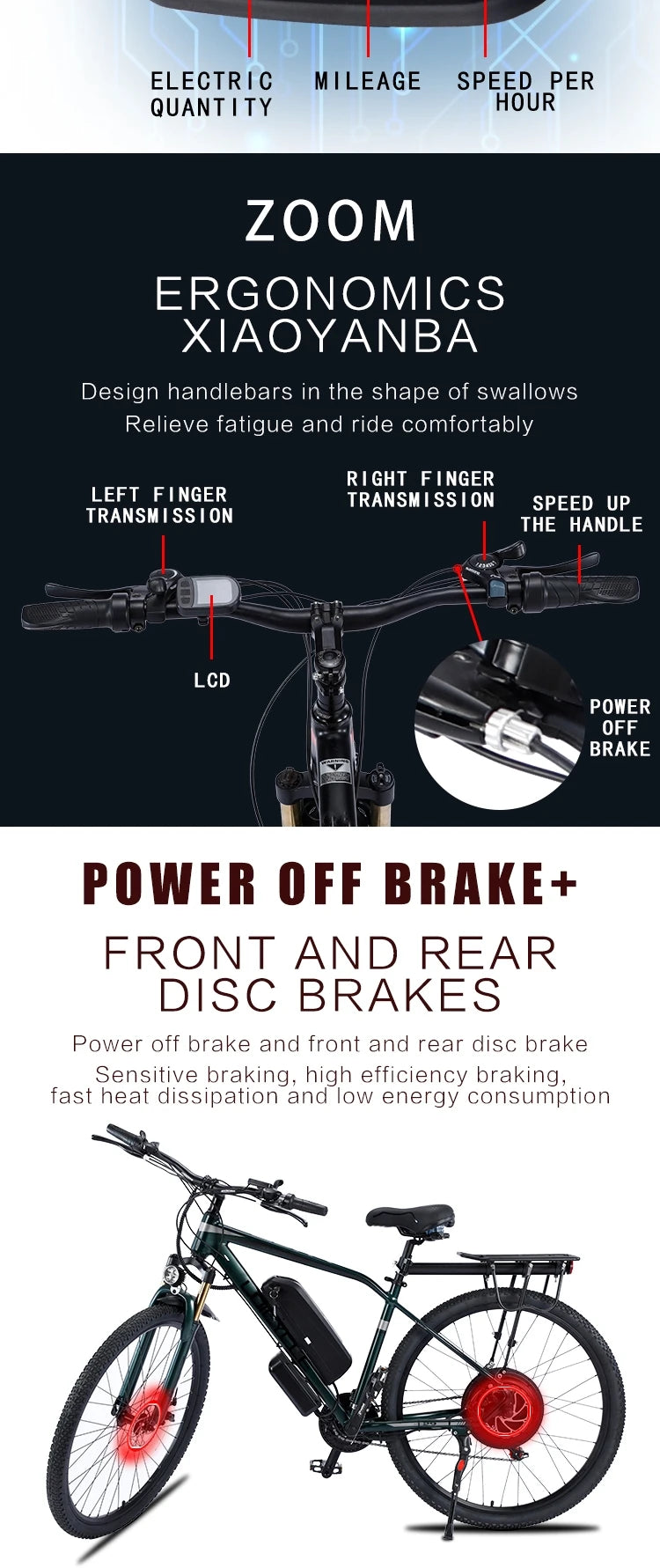 Electric Mountain Bike 1000W