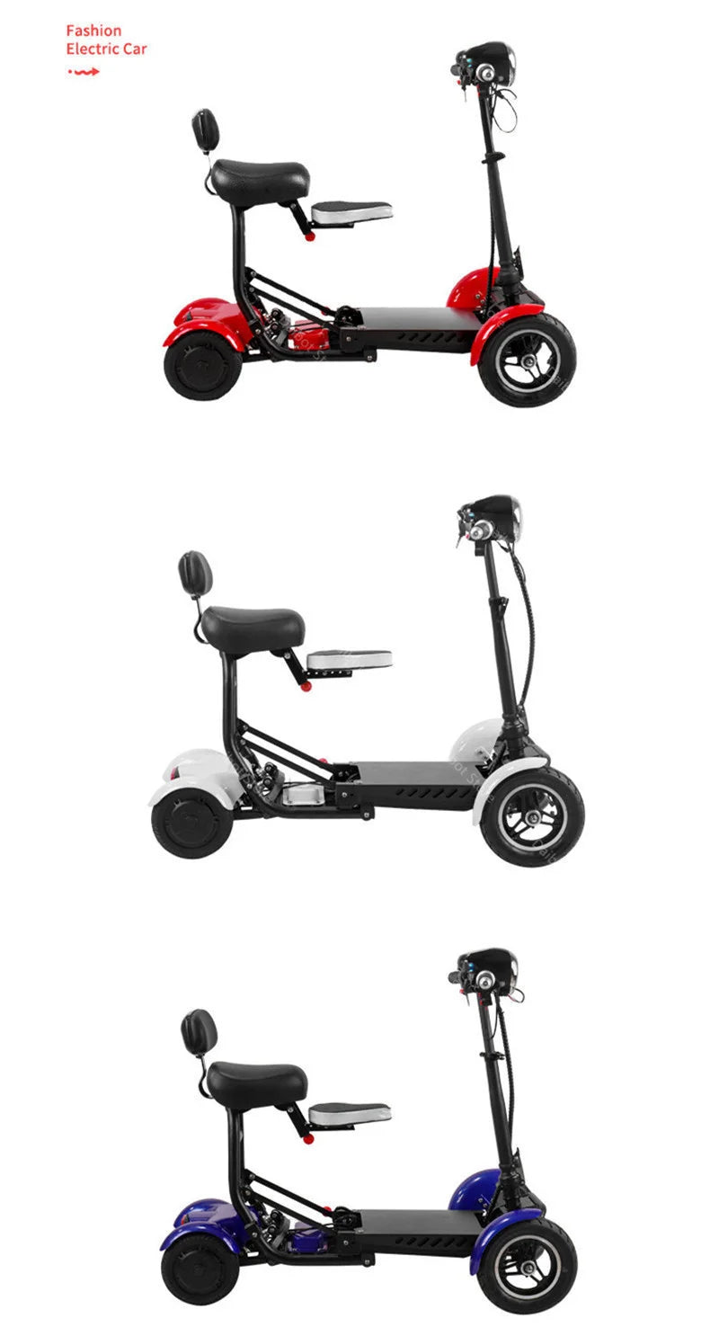 4 Wheels 250W Dual Motor Electric Scooter